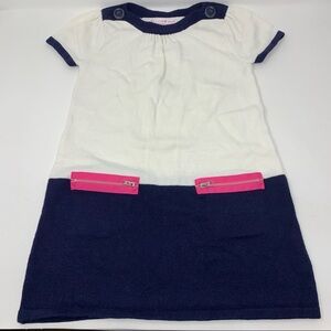 Maggie & Zoe Color block dress with front Zippered Pockets